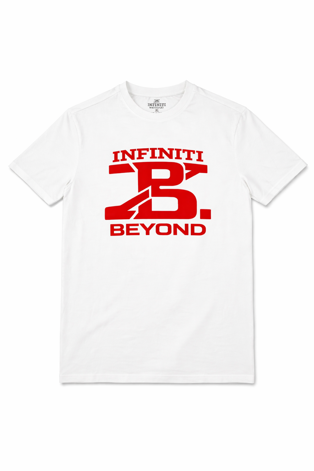 T-Shirt - Red Logo on White