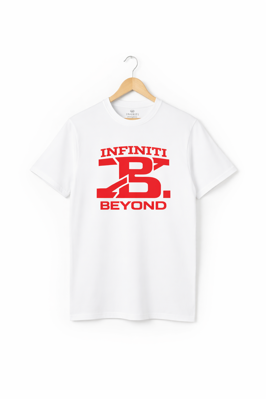 T-Shirt - Red Logo on White