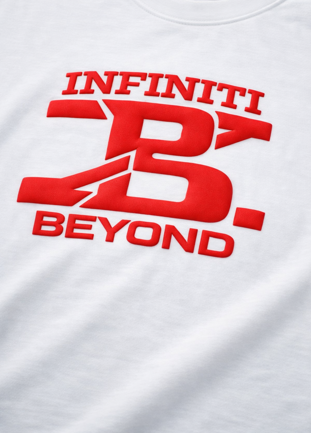 T-Shirt - Red Logo on White